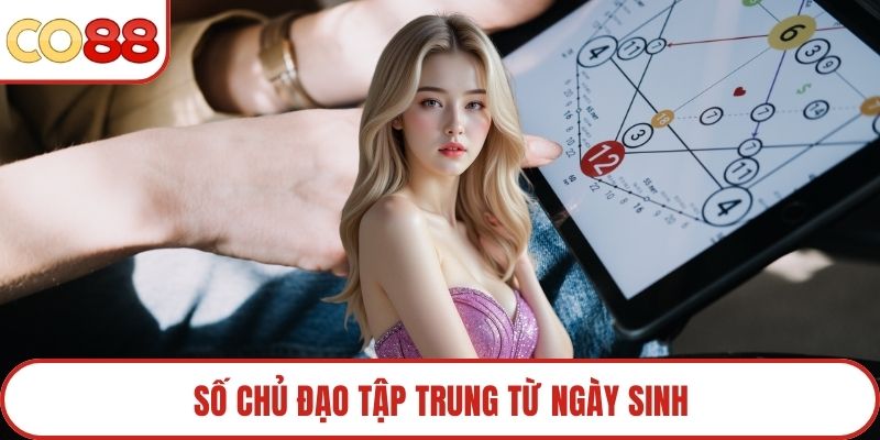 Số chủ đạo tập trung từ ngày sinh